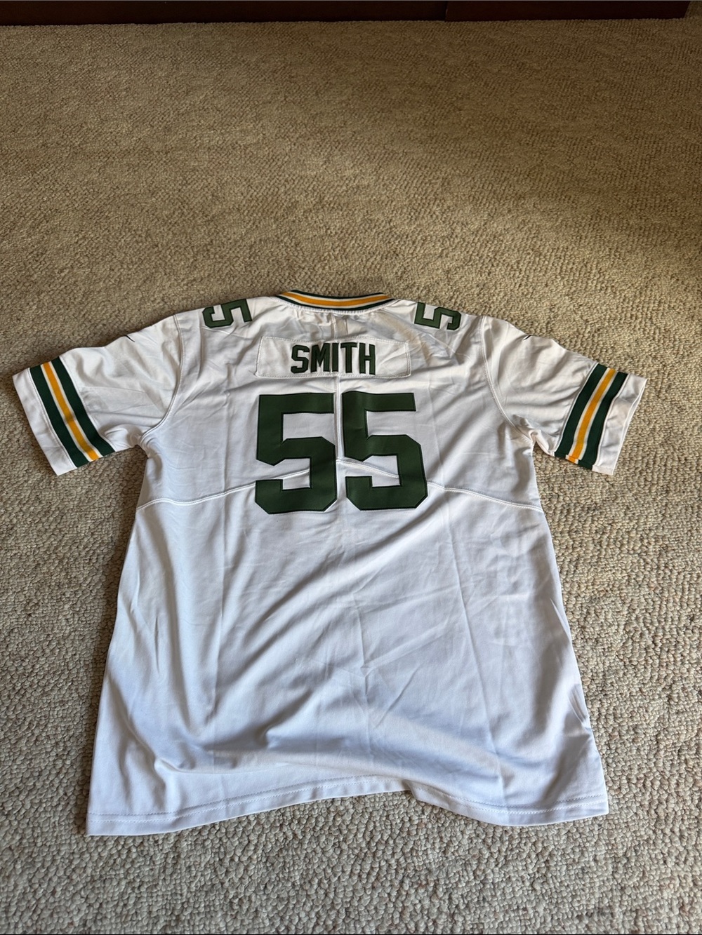 Za’Darius Smith' 55 Nike Away Football Jersey